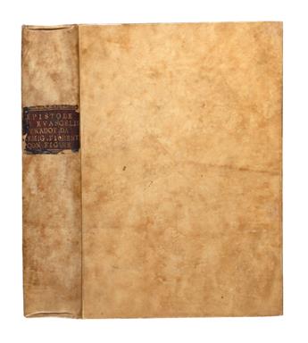 CATHOLIC LITURGY  Epistole, et Evangelii, che si leggono tutto lanno alle Messe, secondo lUso della S. Romana Chiesa.  1614